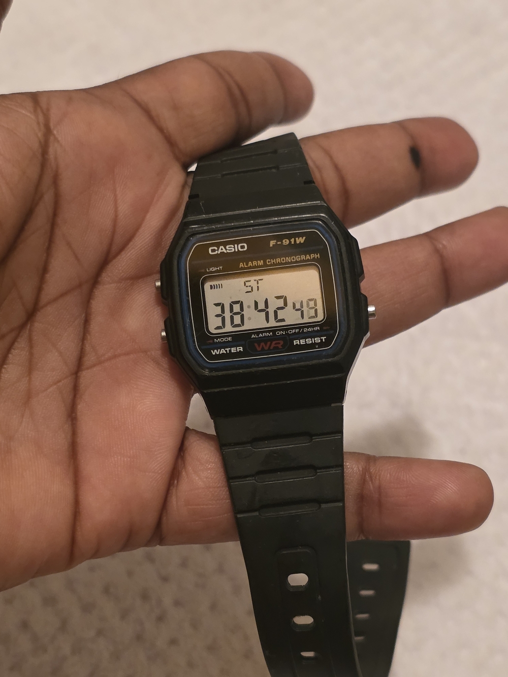 Casio F-91W Black Digital Watch